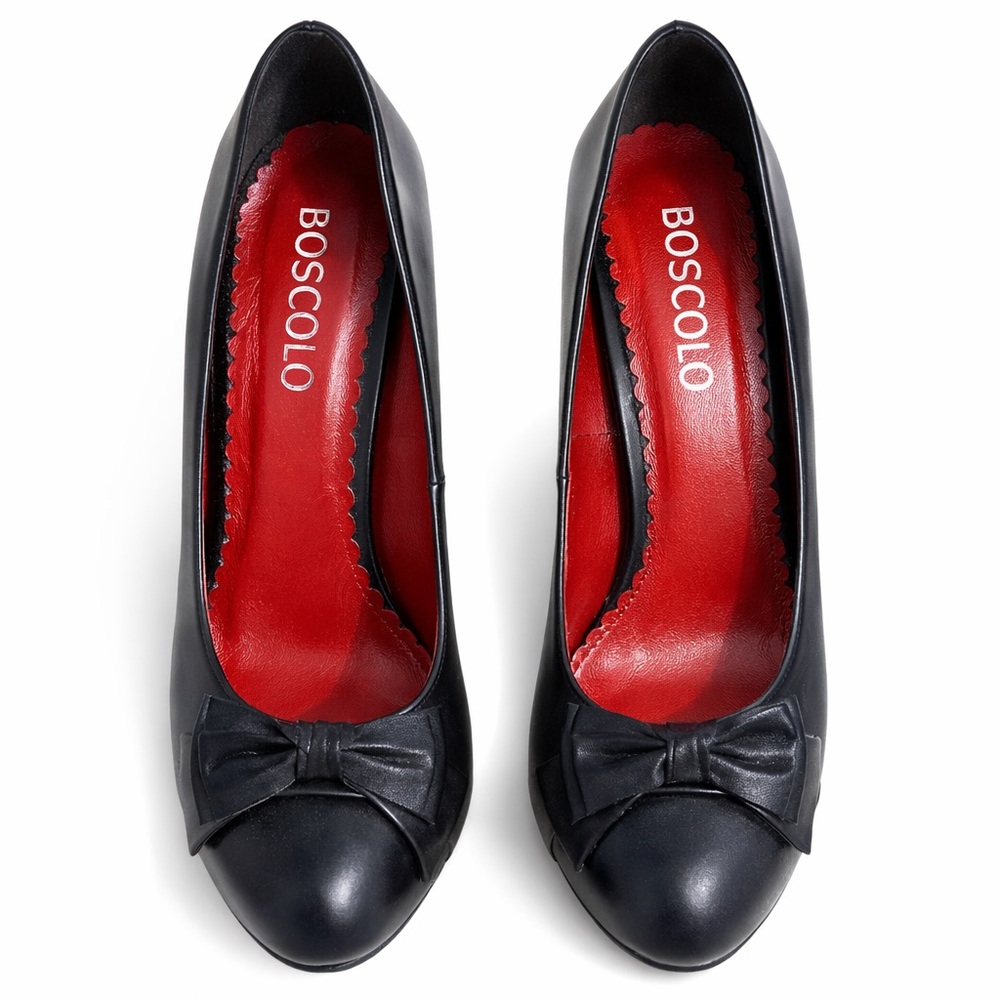 Black Women's Heels - European leather